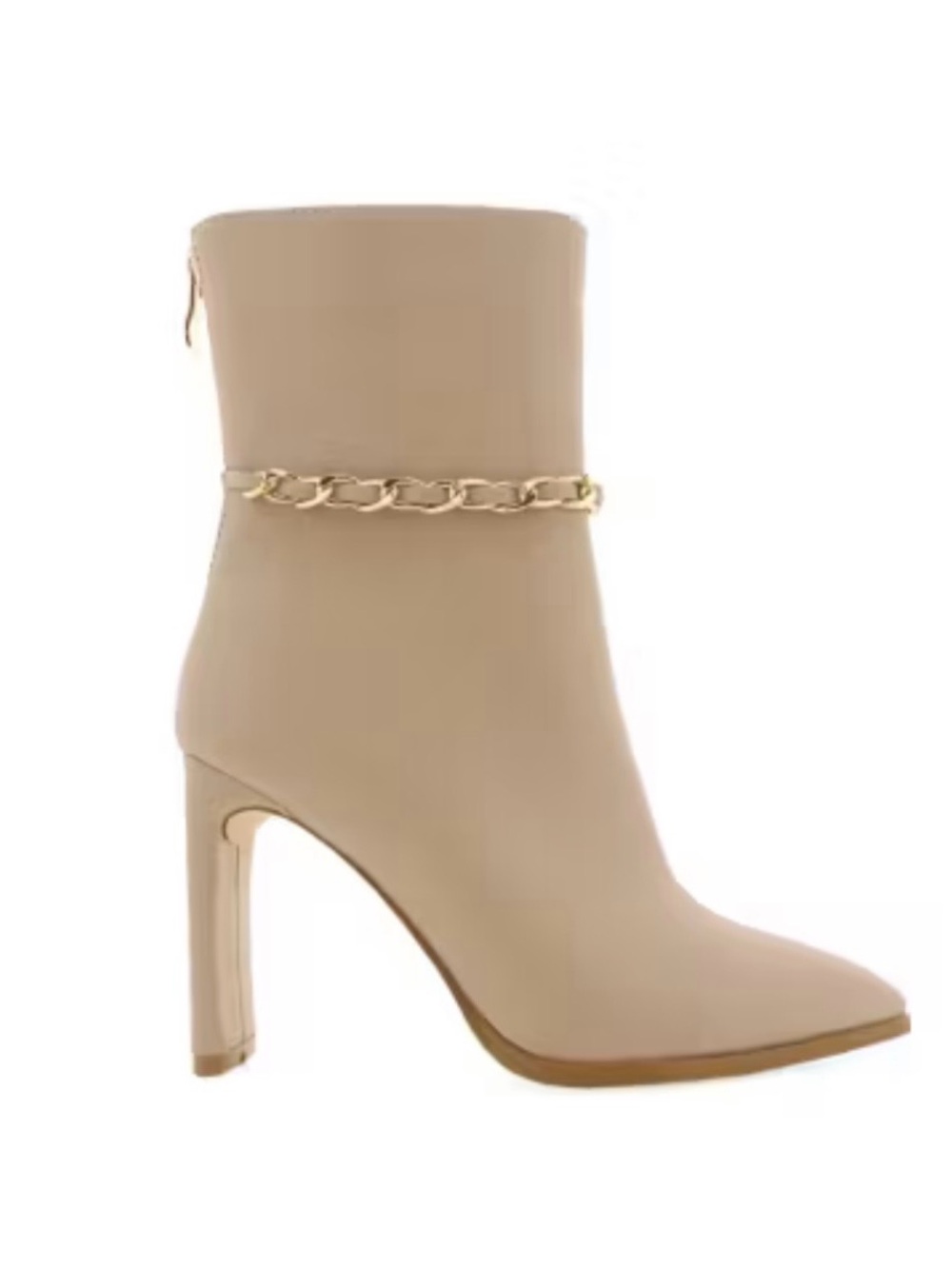 Billini Wardell Ankle High Stiletto Boots - Biscuit